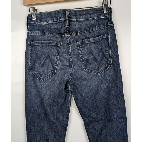 Mother Jeans The Looker Here Kitty Kitty Glitter Racer Stripe Sz 26 US 2 - Picture 4 of 15